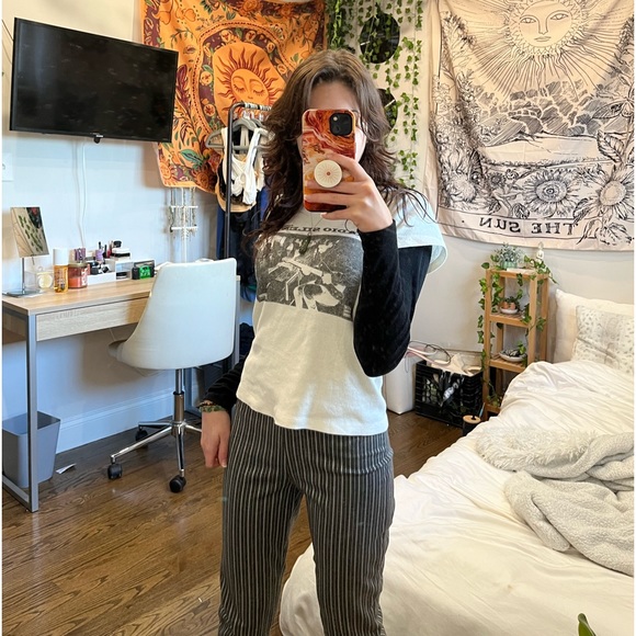 PINSTRIPE PANTS🖤🤍 - Picture 2 of 5